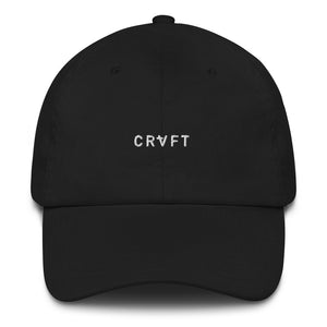 CRVFT | Minimalist Front Logo Dad Hat (Black)