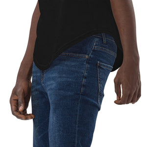 CRVFT | Men's Curved Hem T-Shirt (Black)