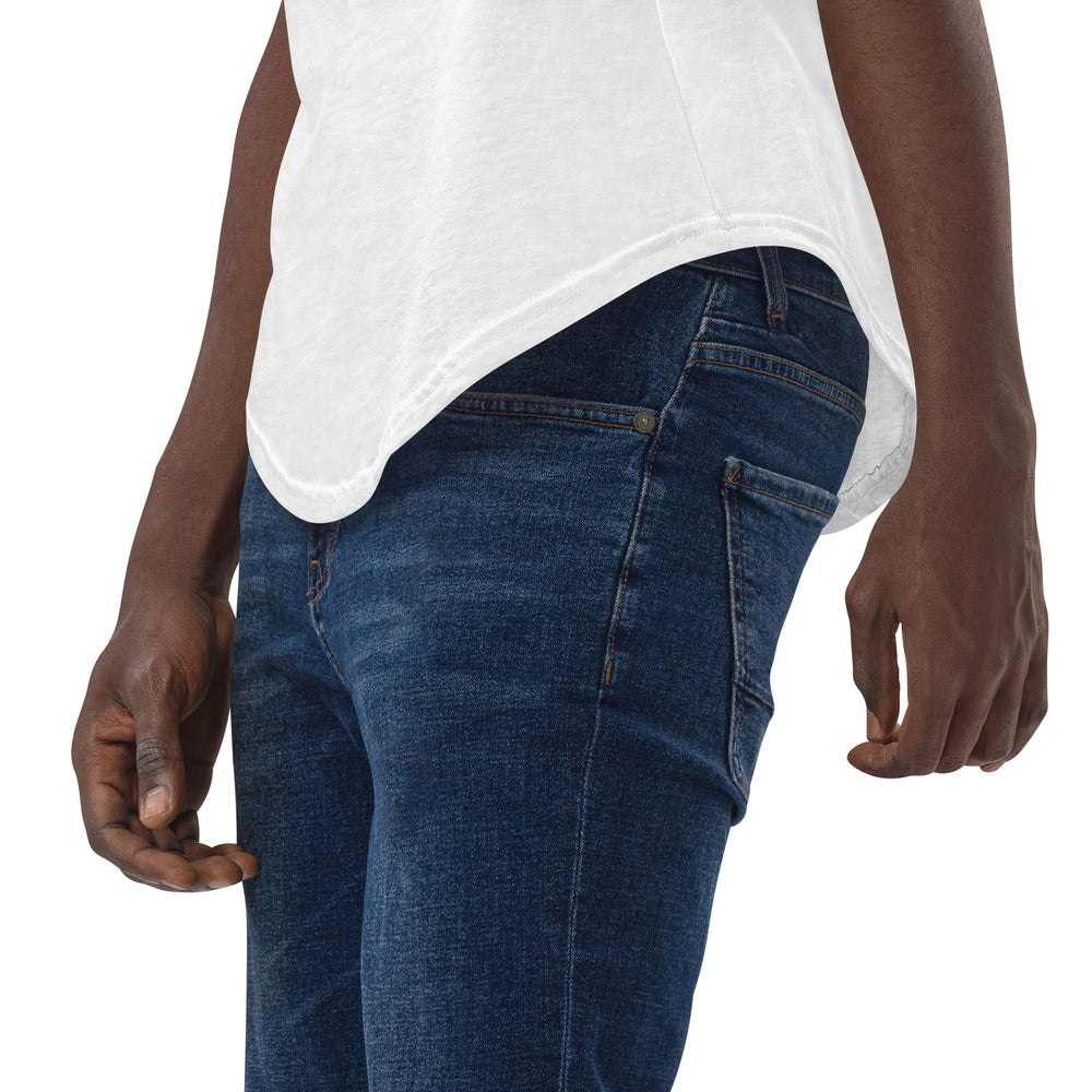 CRVFT | Men's Curved Hem T-Shirt (White)